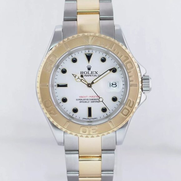 18kt Rolex Master Perpetual Two Tone Watch With Box and Hang Tag! - Picture 3 of 7